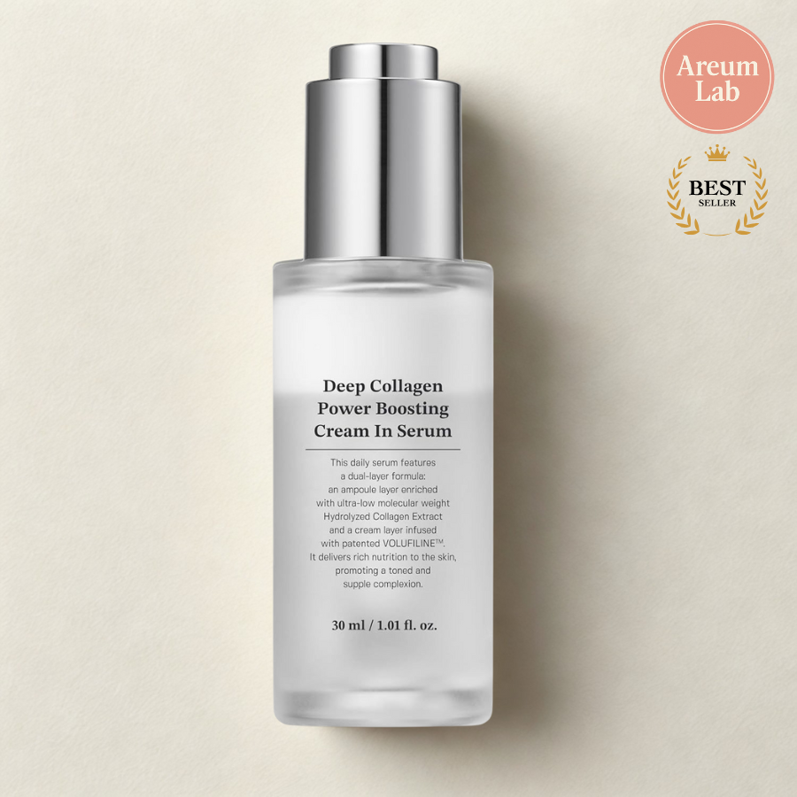 Deep Collagen & Volufiline Power Boosting Cream in Serum | Premium Korean Skincare