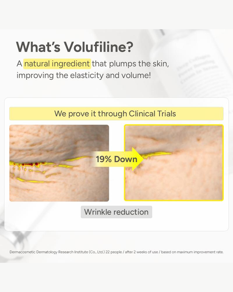 Deep Collagen & Volufiline Power Boosting Cream in Serum | Premium Korean Skincare