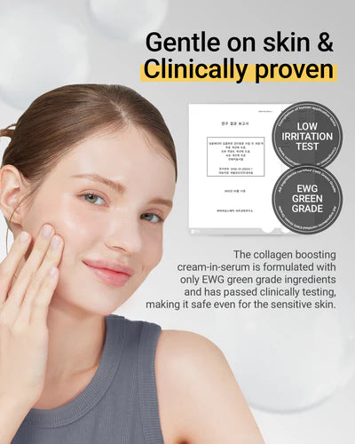 Deep Collagen & Volufiline Power Boosting Cream in Serum | Premium Korean Skincare