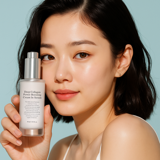 Deep Collagen & Volufiline Power Boosting Cream in Serum | Premium Korean Skincare